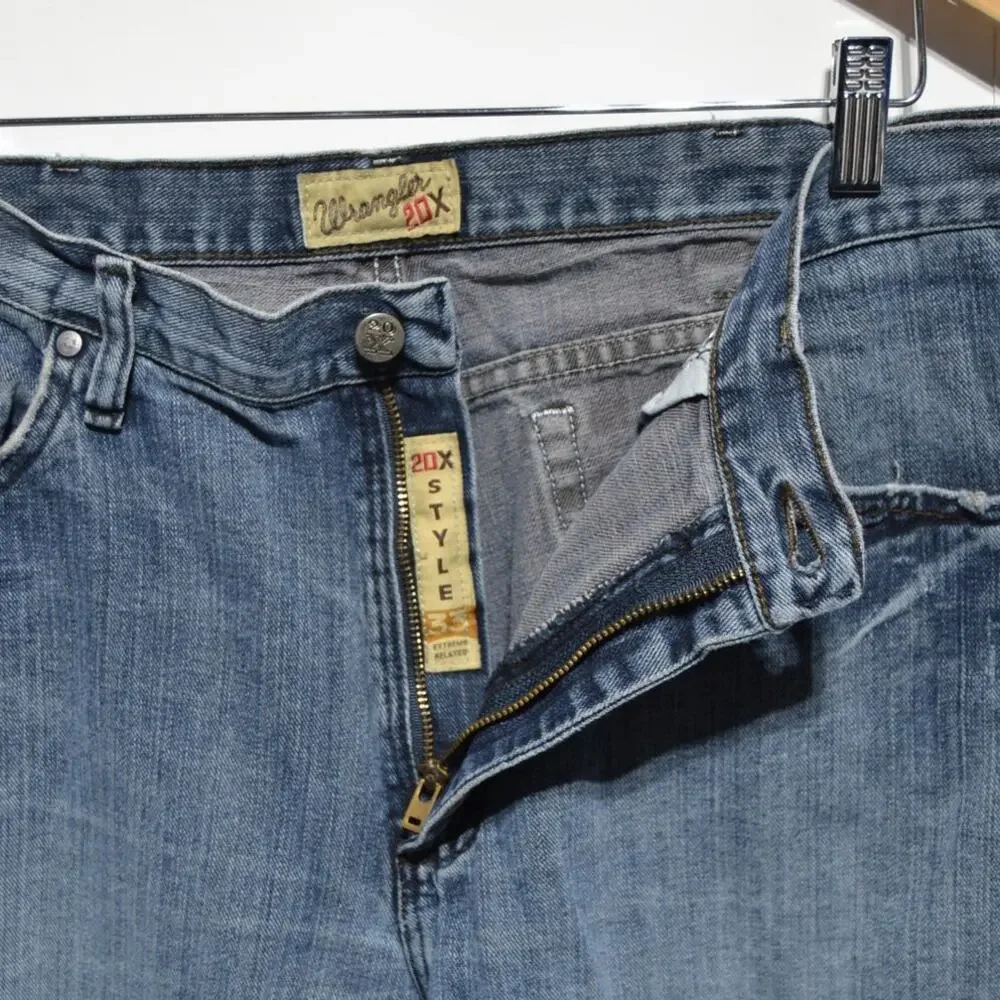 Wrangler 20X Style 33 Extreme Relaxed Men's Jeans 35 X 32